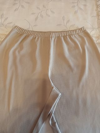 Pantalones mujer talla grande grises