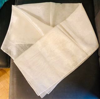 Chal de organza nuevo - Blanco roto.