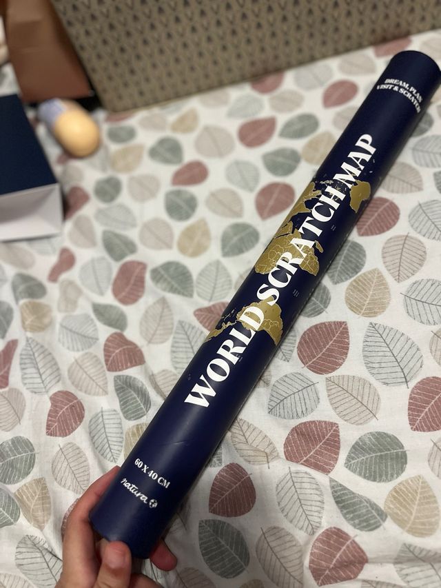 Mapamundi para rascar