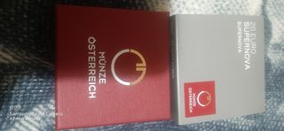 Moneda Supernova plata Austria