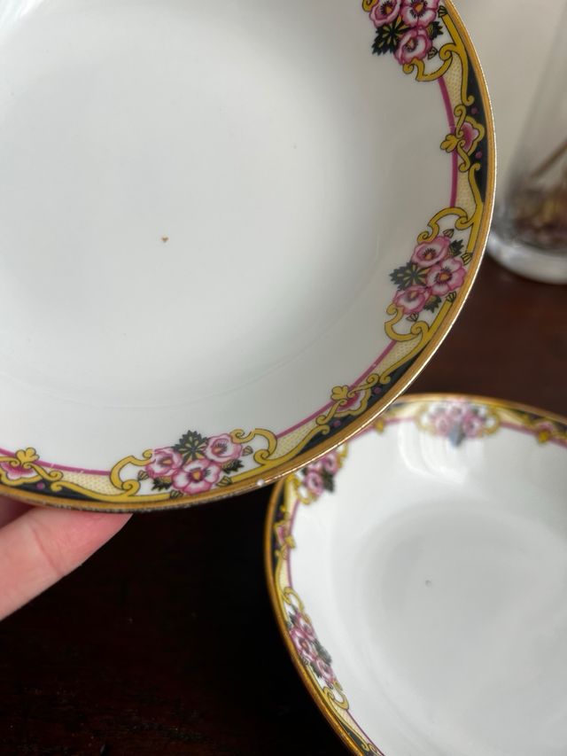 Set de macedonia porcena francesa