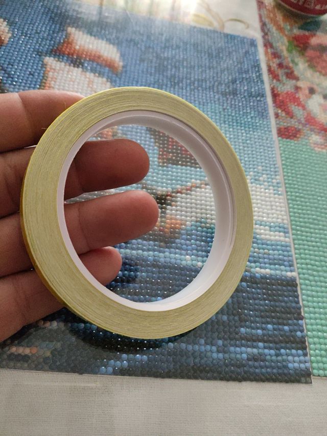 Pegatina reflectante amarilla.