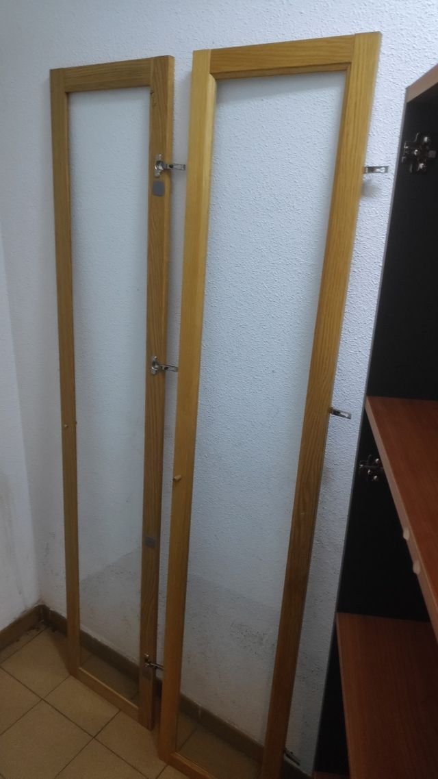 Puertas cristal Ikea Billy Byom.