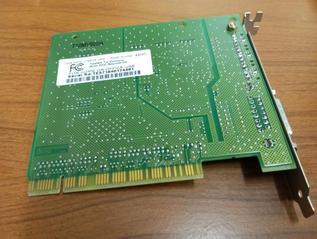 Tarjeta de Sonido Sound Blaster Ensoniq 128 ES1371