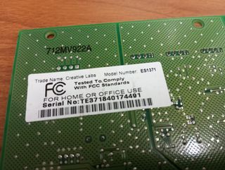 Tarjeta de Sonido Sound Blaster Ensoniq 128 ES1371