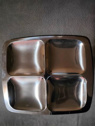 Antipastiera acciaio 4 scomparti