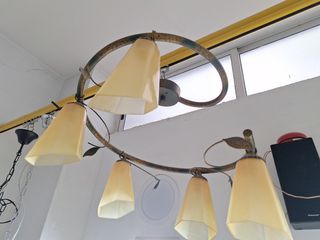 Lámpara vintage 5 luces