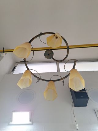 Lámpara vintage 5 luces