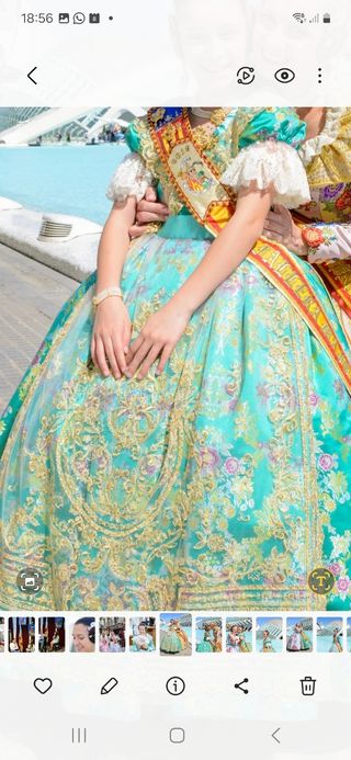 Traje Fallera niña (8-10 años)