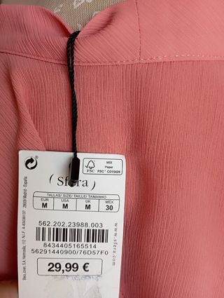 Blusa rosa Sfera - Nueva