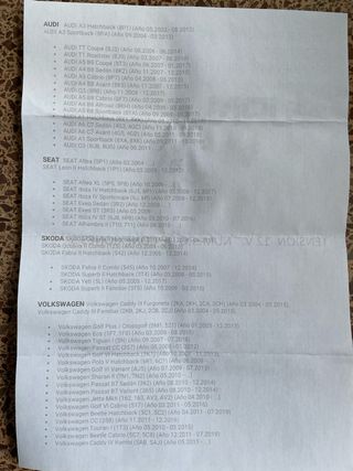 Cuerpo mariposa volkswagen