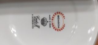 Vajilla Bidasoa dorada