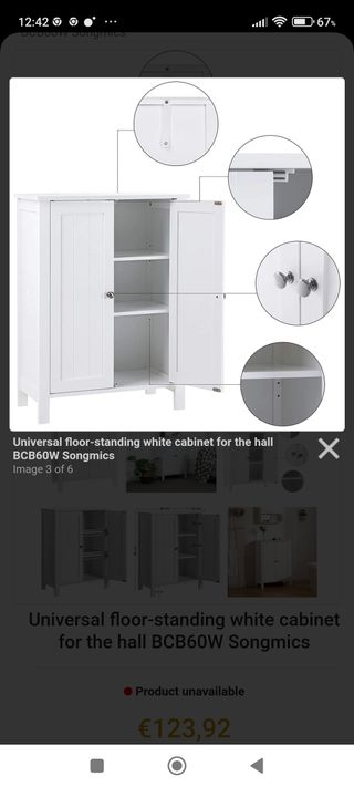 Armario de Baño Armario almacenamiento