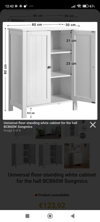 Armario de Baño Armario almacenamiento