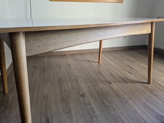 Mesa blanca extensible madera