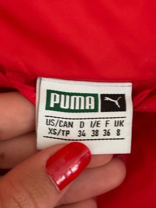 Chaqueta Puma roja acolchada