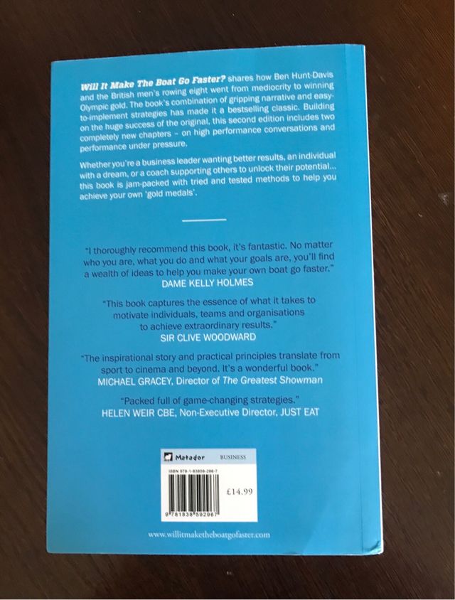 Will It Make The Boat Go Faster?: Olympic-winni...