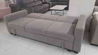 SUPER OFERTA SOFA CAMA KEILA GRIS CLARO