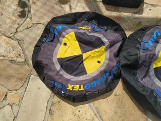 Cadena de nieve de tela para coche