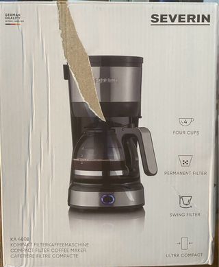 Cafetera de goteo pequeña para 4 tazas Severin