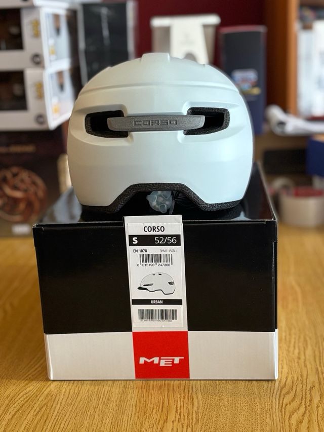 Casco bicicleta nuevo met corso talla s
