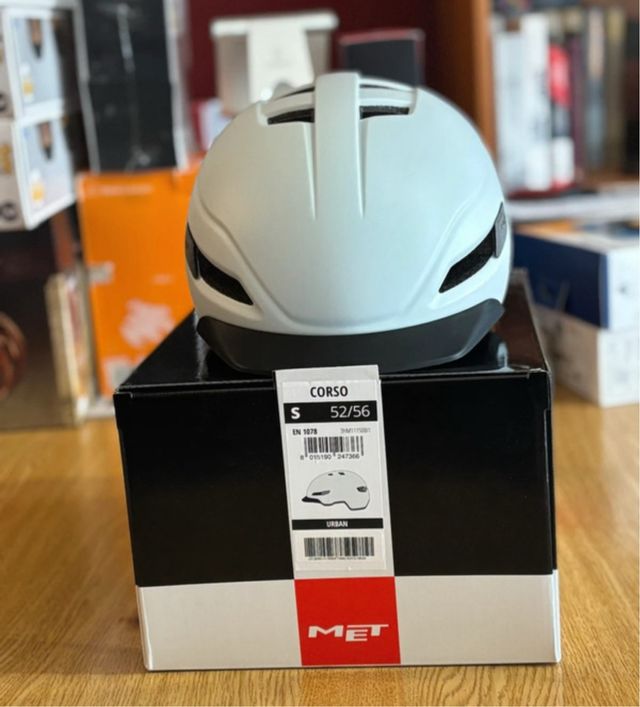 Casco bicicleta nuevo met corso talla s