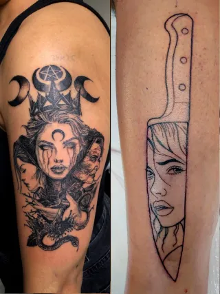 Tatuajes muy económicos .