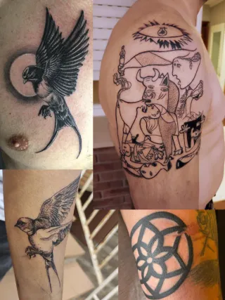 Tatuajes muy económicos .