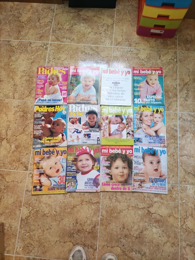 12 revistas bebe . Ser padres
