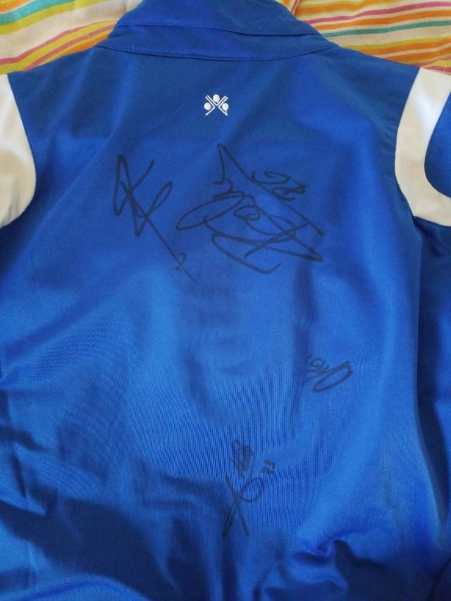 Chaqueta Recreativo Huelva firmada 2007/2008