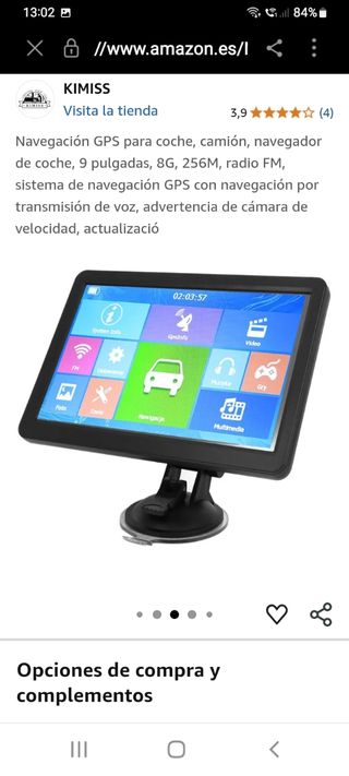 Navegador GPS de camión y de coche