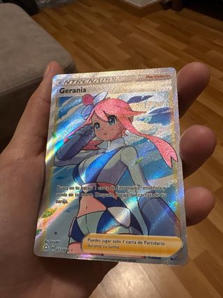 Carta Gerania Full art - Pokémon