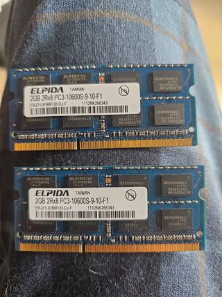 Memoria Ram para mac 4gb
