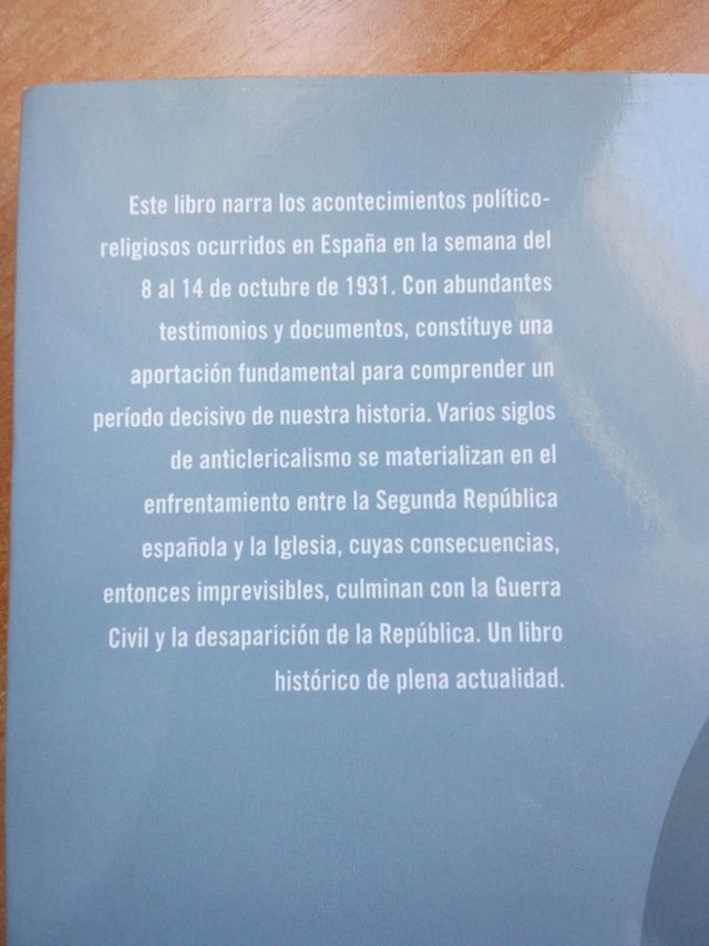 La Semana Trágica de la Iglesia en España (8-14...