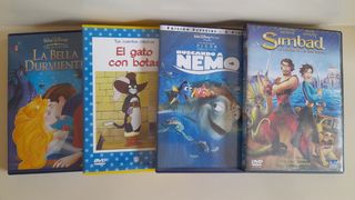 4 DVDs infantiles