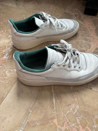 Zapatillas Lacoste blancas y verdes