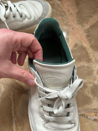 Zapatillas Lacoste blancas y verdes