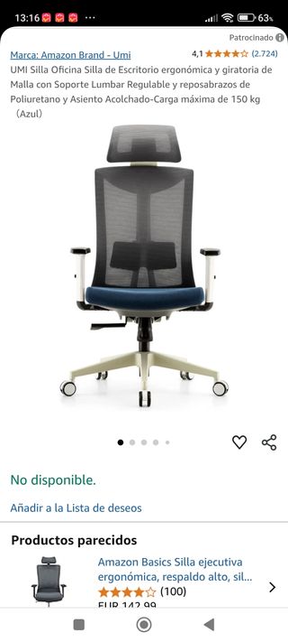 Silla Oficina Silla de Escritorio gaming