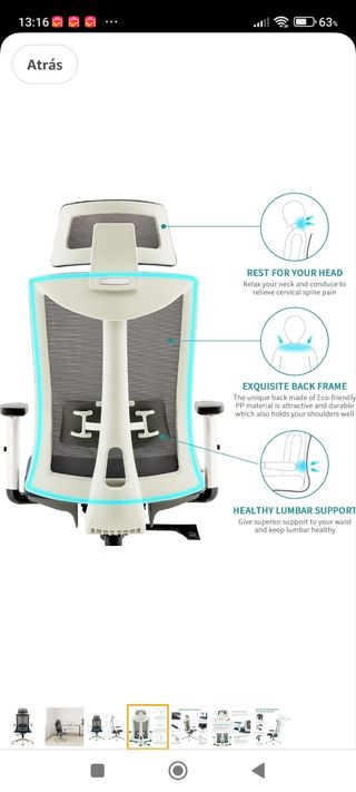 Silla Oficina Silla de Escritorio gaming