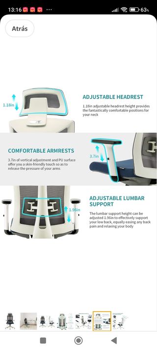 Silla Oficina Silla de Escritorio gaming