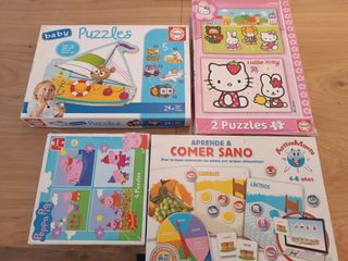 Puzzles educativos niños 3+