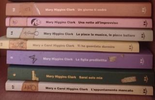 Lotto 7 libri Mary Higgins Clark