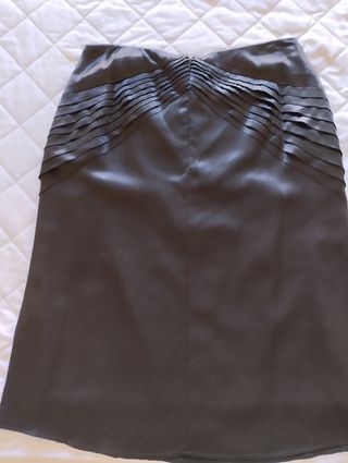 Falda negra Amitie seda