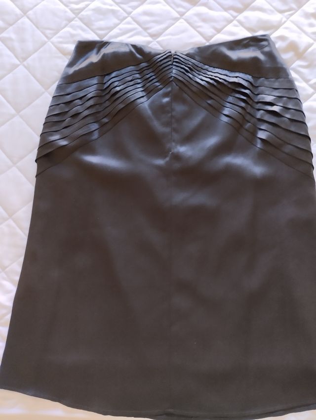 Falda negra Amitie seda