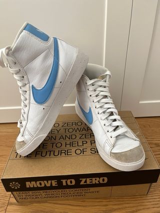 NIKE Blazer Mid 77 | Zapatillas blancas y azules