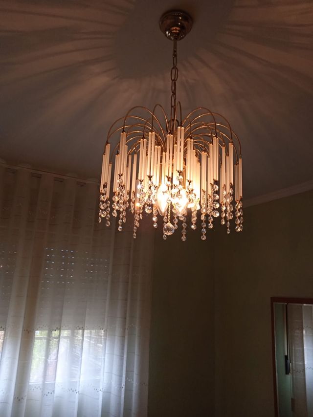 Lampara araña de cristal de strass