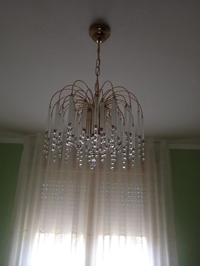 Lampara araña de cristal de strass