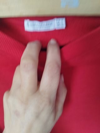 Jersey Rojo Talla 19