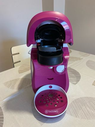Cafetera Tassimo Bosch rosa