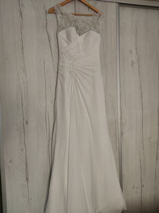 Vestido Novia San Patrick blanco